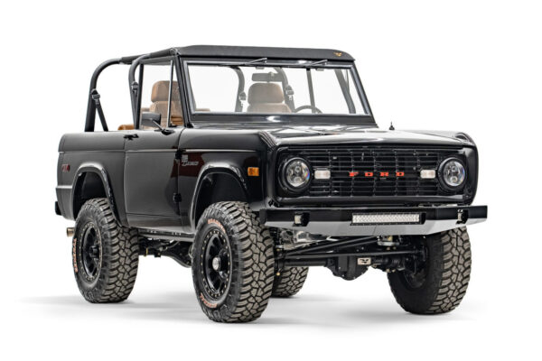 1973-Tuxdeo-Black-Velcoity-Classic-Ford-Bronco-Blackout-Edition-Passenger-Side-front-1536x1024